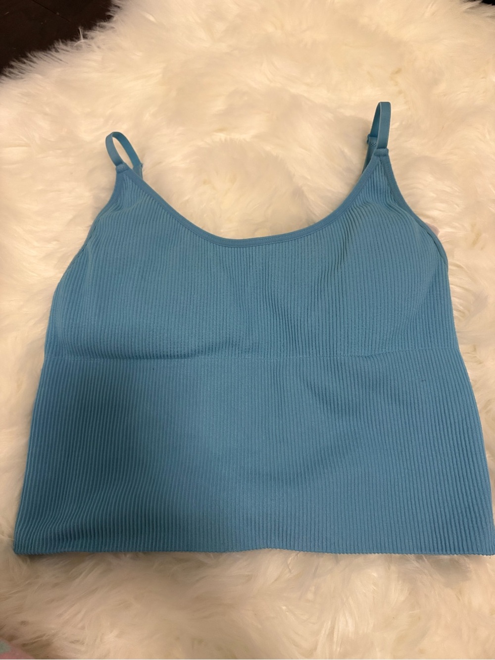 Forever 21 Sky Blue Ribbed Cami